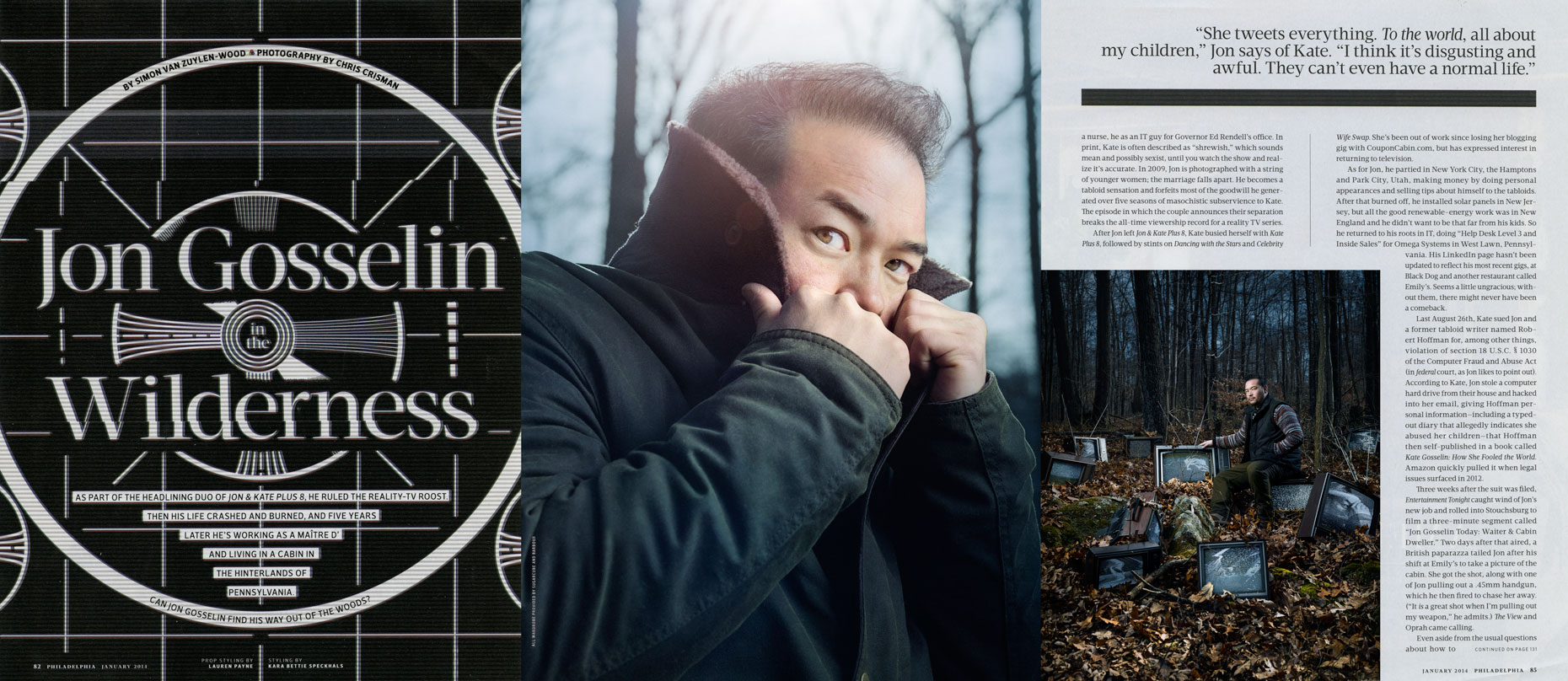 Philadelphia Magazine Feature: Jon Gosselin In the Wilderness