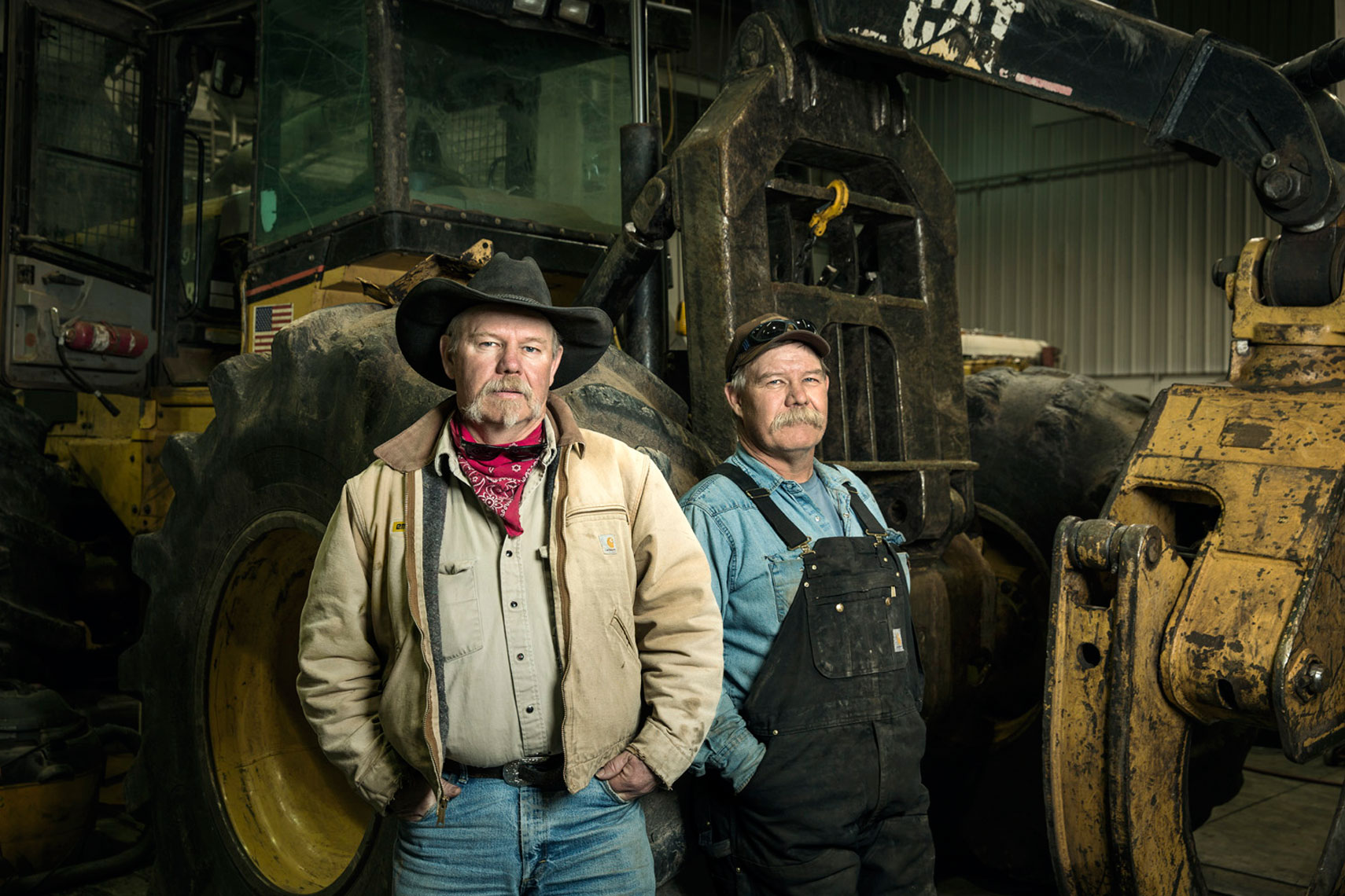 Nature Conservancy: The Loggers. SPREAD 3: RICK AND DALE WALKER