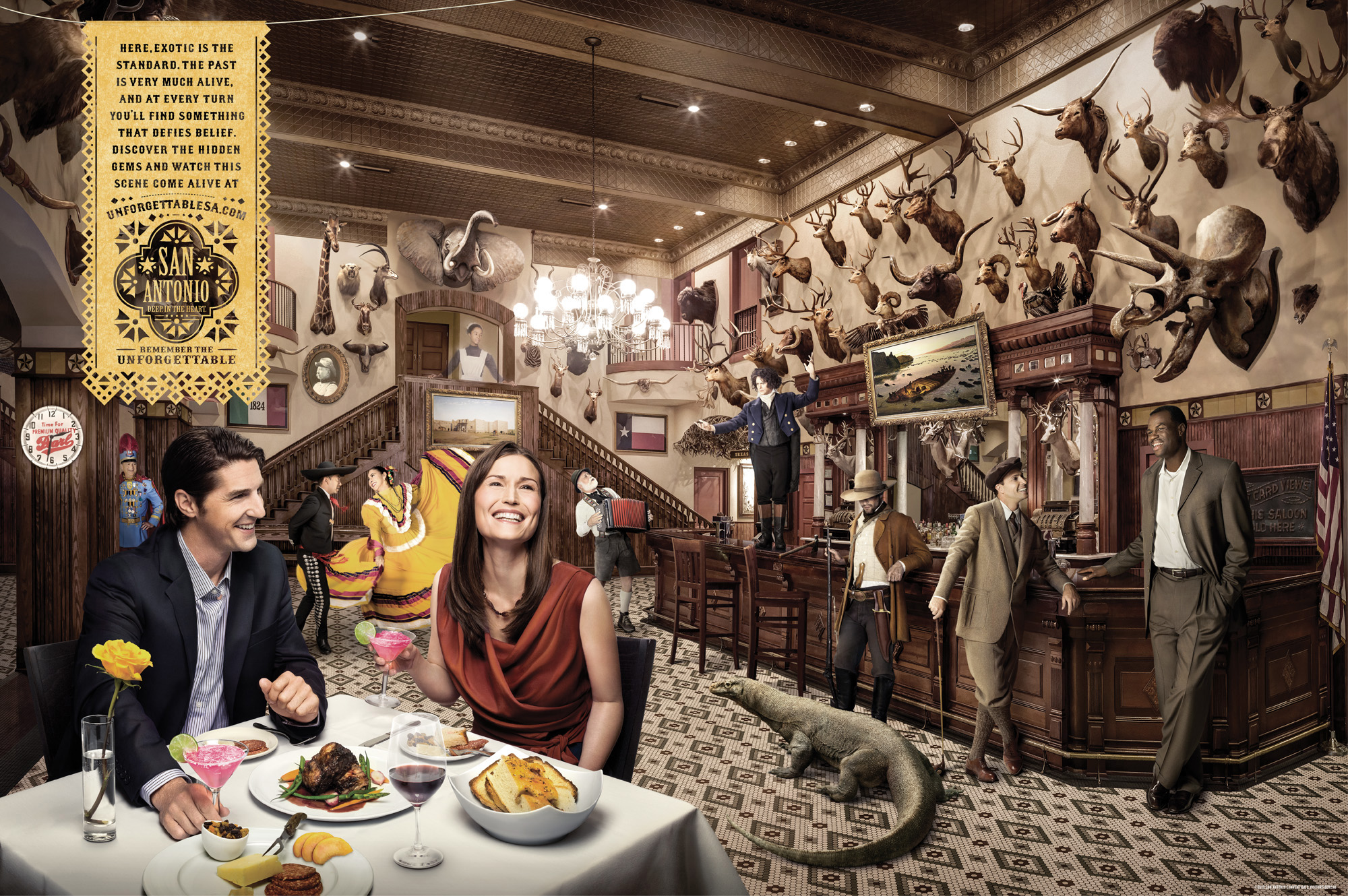 Unforgettable San Antonio Campaign: Buckhorn Saloon