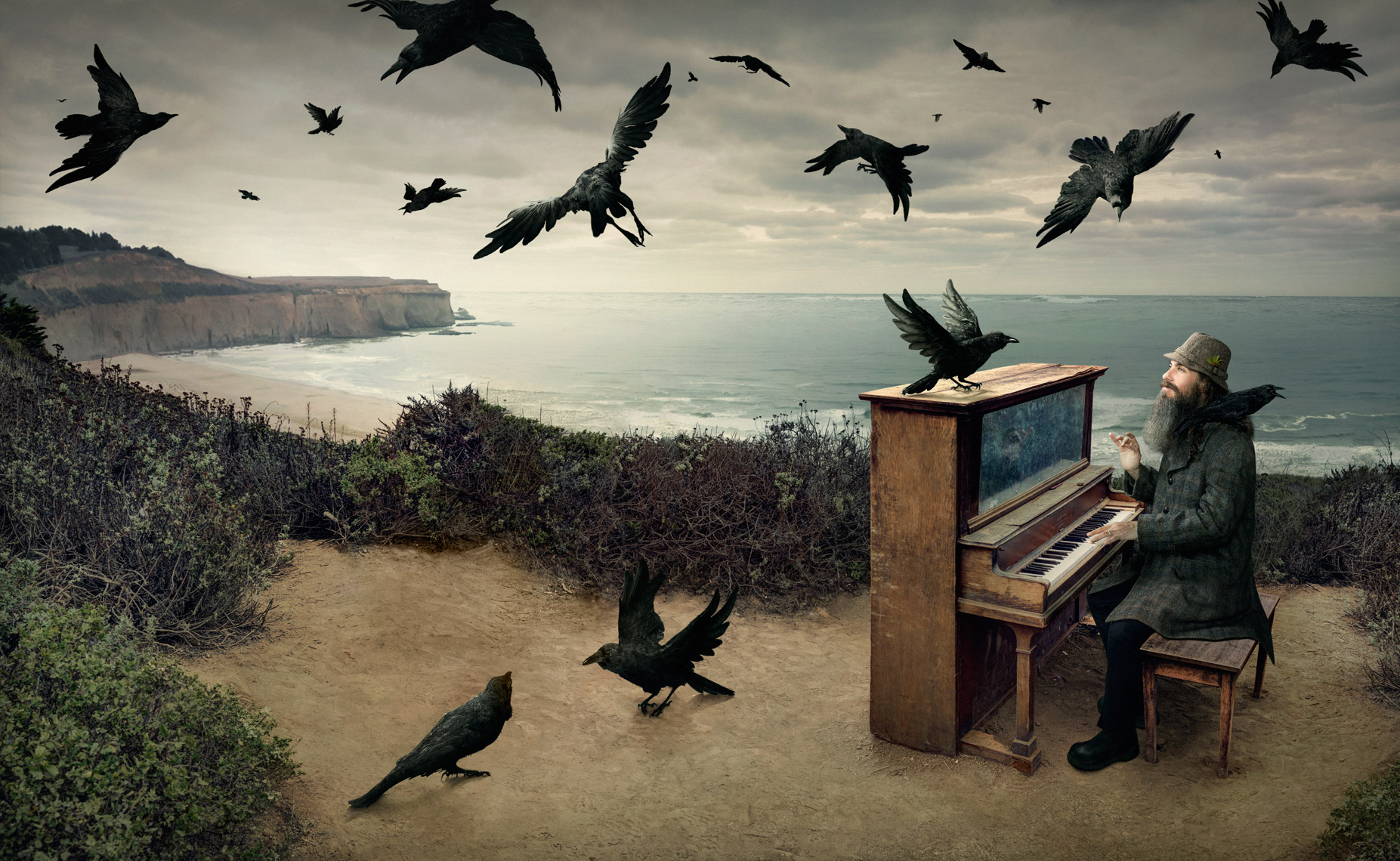 The Piano Man Composite - photographer Chris Crisman